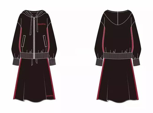 企业服装设计工业款式图正背面绘制步骤教程